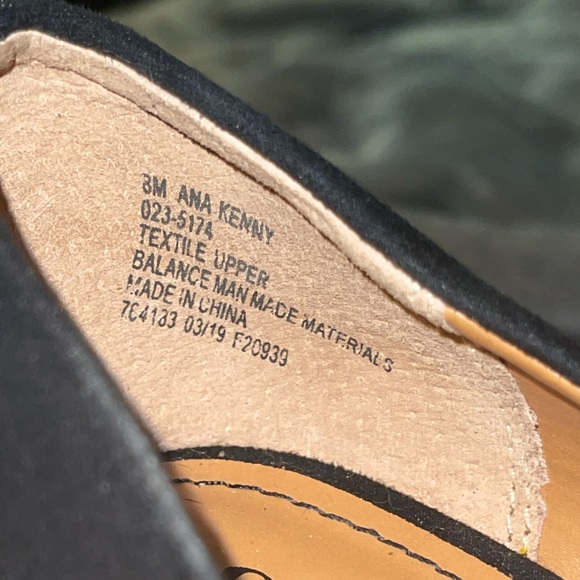 a.n.a. Black Micro Suede Wedges - Picture 6 of 7